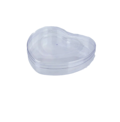 علب بلاستيك شفاف 621 الراشد شكل قلب -12 قطعة