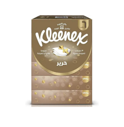 مناديل كلينكس 3 طبقات 50 منديل 6*6 ربط