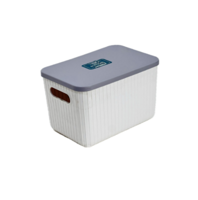 صندوق تخزين بلاستيك بيدين 17*25 سم بغطاء 333538