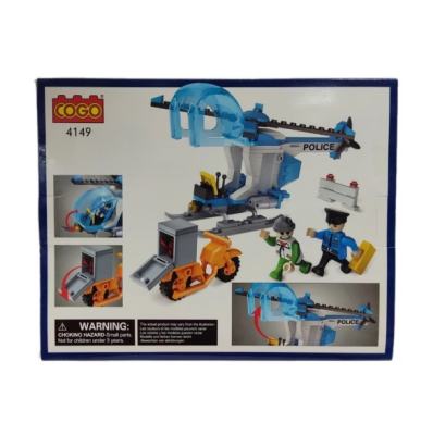 لعبة بوليس مكعبات تركيب 164 قطعة KB10364