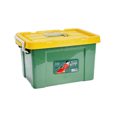 صندوق بلاستيك ملون 20 لتر مع عجلات 241505