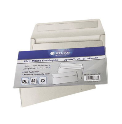 ظروف طويلة اطلس مخطط ربطة 25 حبة AS-E80115225