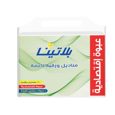 مناديل فرط بلاتينا 600 منديل مفرد 10 ربطة