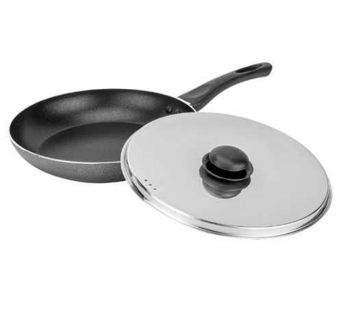 طاوة رويال فورد 24 سم غطا استيل