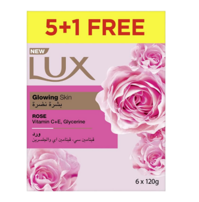 صابون لوكس 120 جرام ربطة 6 حبة
