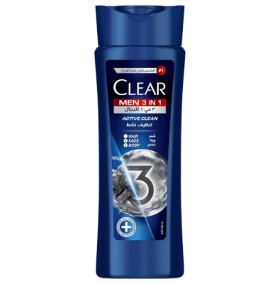 شامبو كلير 360 مل رجالي ازرق