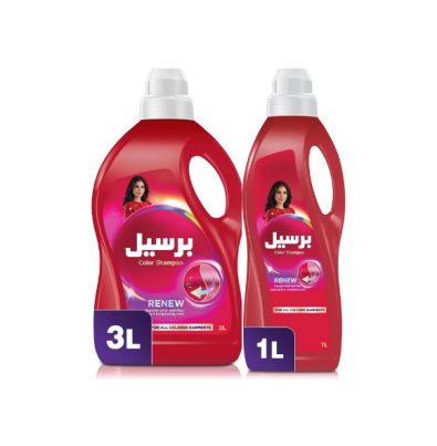 شامبو العباية الملونة برسيل 3+1 لتر