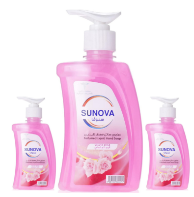 صابون يد سائل سنوفا 2.2 لتر+2 حبة 330 مل